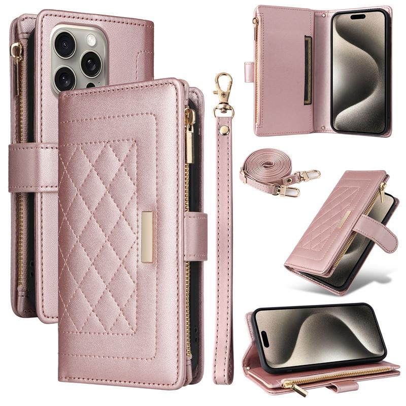 Для iPhone 16 Pro Max 15 Plus 14 13 12 11 X XS Для Samsung Galaxy S24 Ultra S23 FE S22 S21 S20 A55 A35 A15 A54 A34 A14 A33 A53 A73 кожаный чехол для телефона