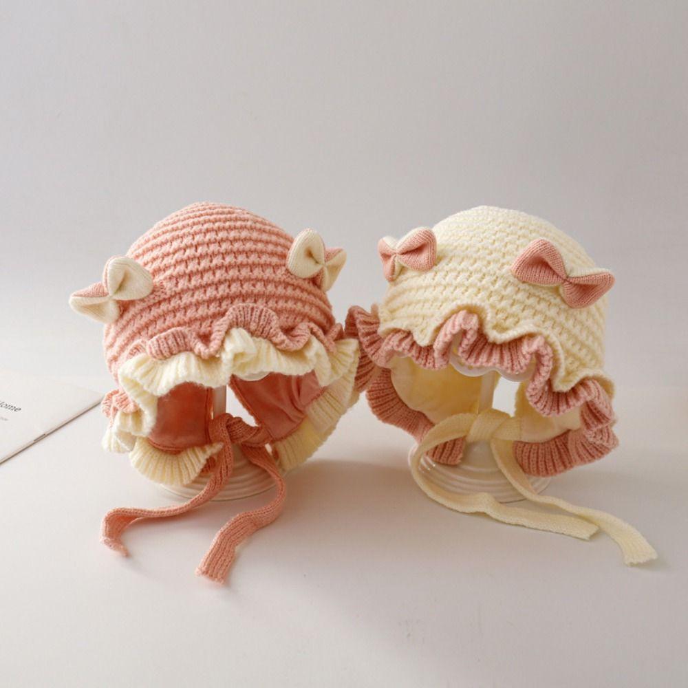 Милые шапки с отворотом Осенне-зимние шапки-пуловеры Новые шапки с защитой ушей