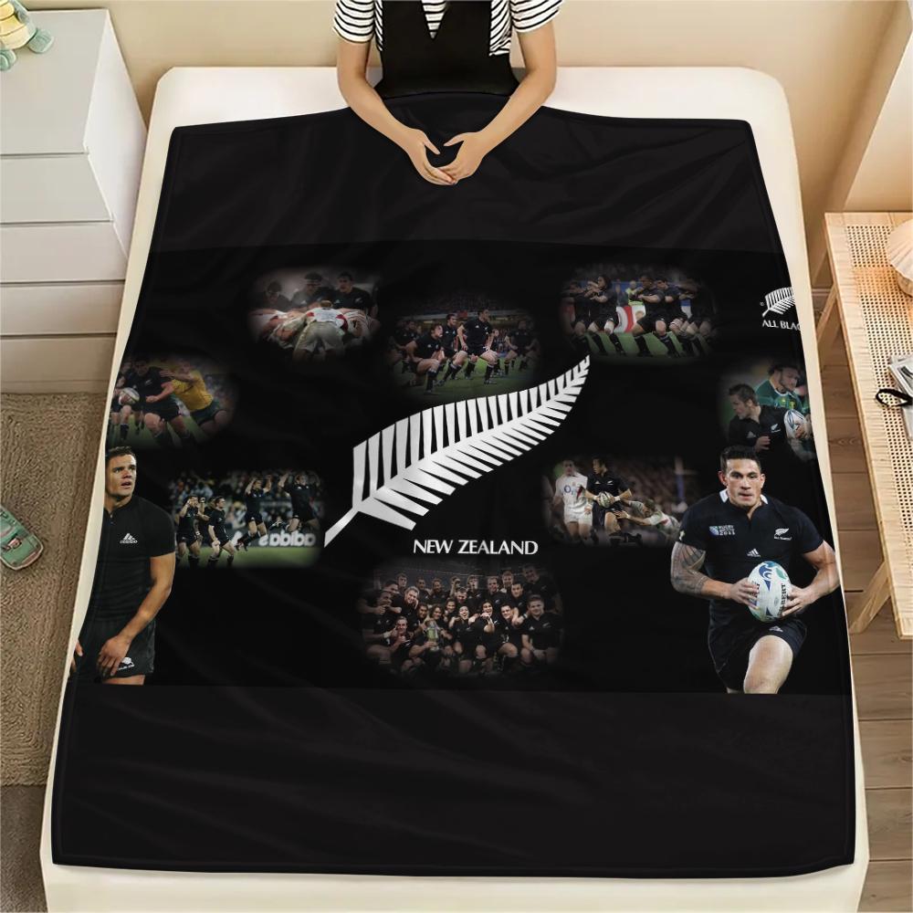 All Blacks,pattern Flannel Blanket, High quality Comfortable for All Seasons, Home Decor, Warmth and Comfort, Perfect for Gifts.