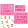 3D Letter Number Silicone Fondant Molds Chocolate Cake Molds Cake Decorating DIY Tools Jelly Cookies Baking Printing Mould