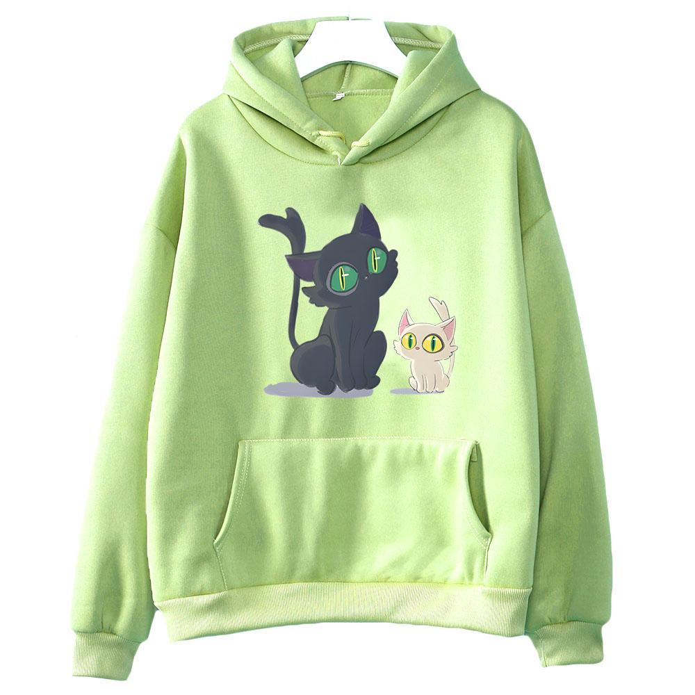 Suzume No Tojimari Daijin with Sadaijin Cat толстовки унисекс для женщин смотрят на тебя каваи/милые аниме одежда пуловеры с героями мультфильмов Неко