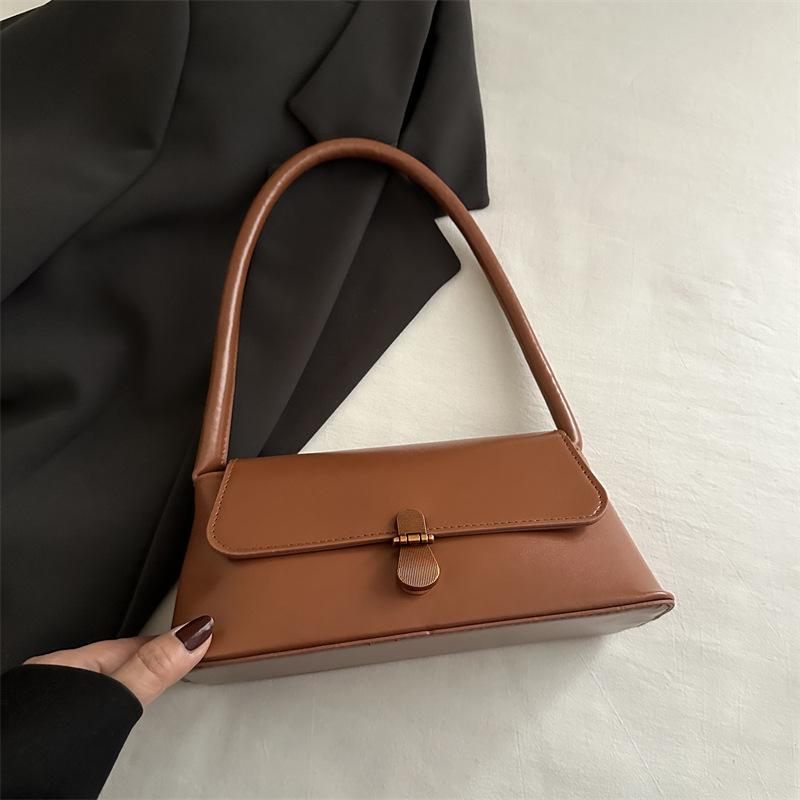Ретро Нишевая Сумка-Багет - Весенняя Мода 2025: Трендовая корейская сумка под мышку, на одно плечо, ручная сумка для поездок на работу для женщин