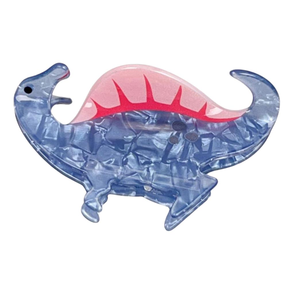 Cartoon Dinosaur Hair Clip Unique Hairpin Funny Acrylic Hairpieces Friendly Hair Decoration for Fashion Enthusiast