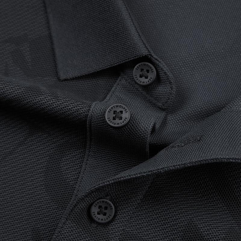 Seven Wolves Men's Letter Print Polo T-Shirt