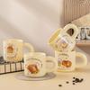 High Value Ceramic Cup Bear Mug Household Couple Water Cup Cute Gift Souvenir Gift Coffee Cup