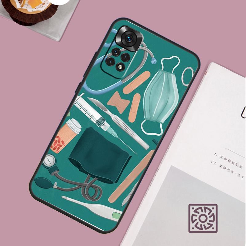 Медицинский Врач Медсестра Чехол Для Xiaomi Redmi Note 14 13 12 11 15 Pro Plus Redmi 15 13 10 10C 12C 13C 14C 15C Обложка