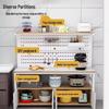 Modern Kitchen Storage Cabinet with Pegboard & Worktop
