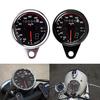 12V Universal Motorcycle Speedometer Tachometer Gauge W/ LED Backlight