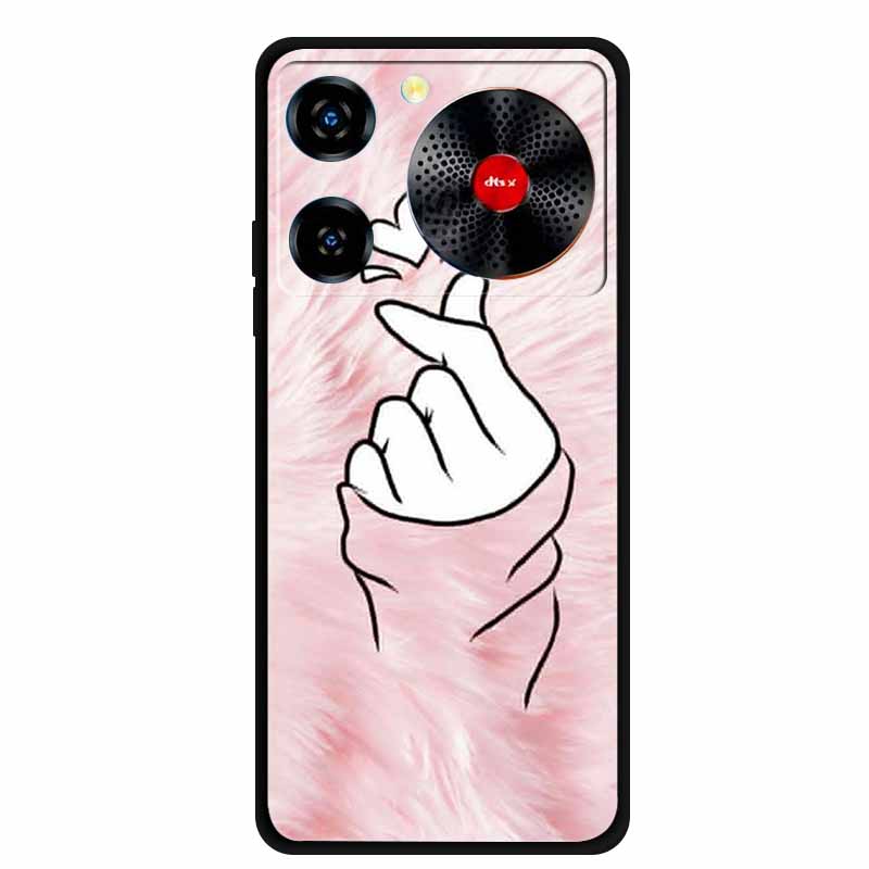 Для ZTE nubia Music 6.6" Чехол Модный Черный Силиконовый Мягкий Чехол для Телефона Для Z2353 ZTE nubia Music TPU Ударопрочный Защитный Чехол