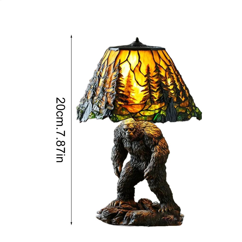 Animal Table Lamps LED Animal Bedside Table Lamps Night Lighting Vintage Design Sculpture for Desk Nursery Living Bedroom