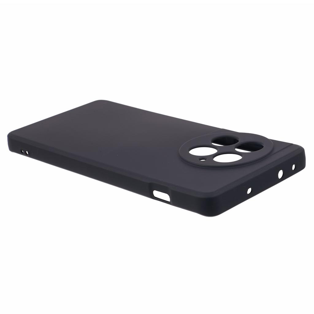 For OnePlus Ace 2 Pro 5G Rubberized TPU Back Case Fiber Lining Anti-scratch Phone Cover