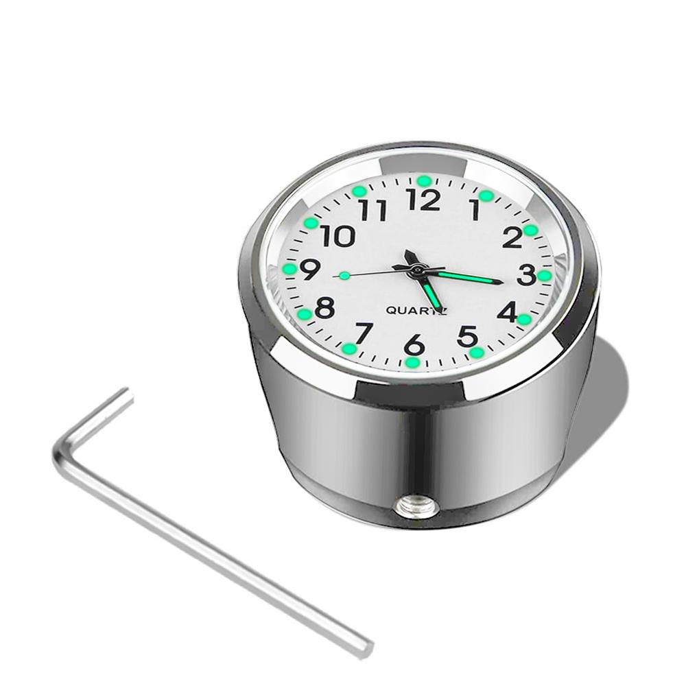 Мотоциклетный руль велосипеда часы водонепроницаемые хромированные мото аксессуары