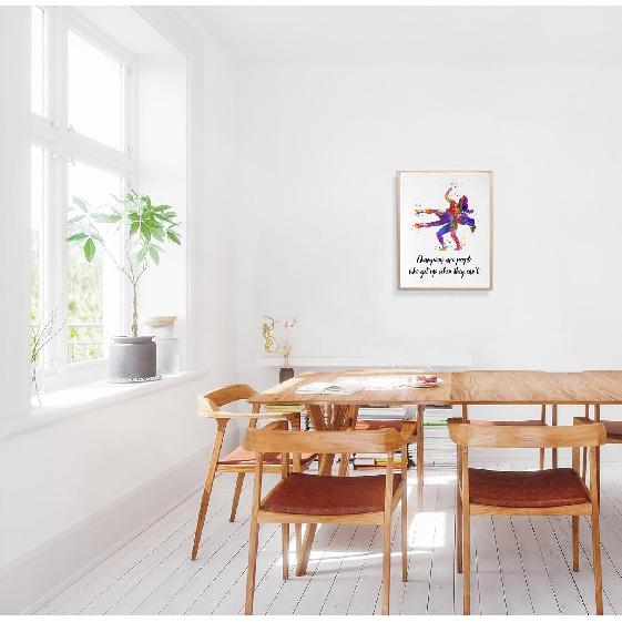 Dignovel Studios 8X10 Unframed Wrestling Girls Wrestler Sports pirational Quotes Watercolor Art Print Poster Wall Hanging Decor DN817