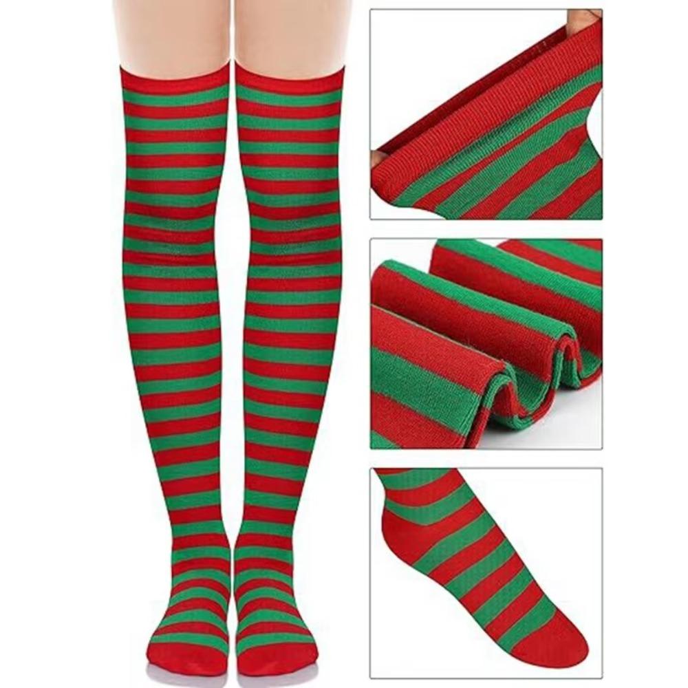 Green Elf Dress Christmas Elf Costume Velvet Xmas Suit New Cosplay Clothing Adult Kids