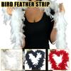 DIY 2m Feather Boa Christmas Tree Decoration Feathers Wedding Shawl White Feather Boa Ribbon Feathers Dress Garland Decorative
