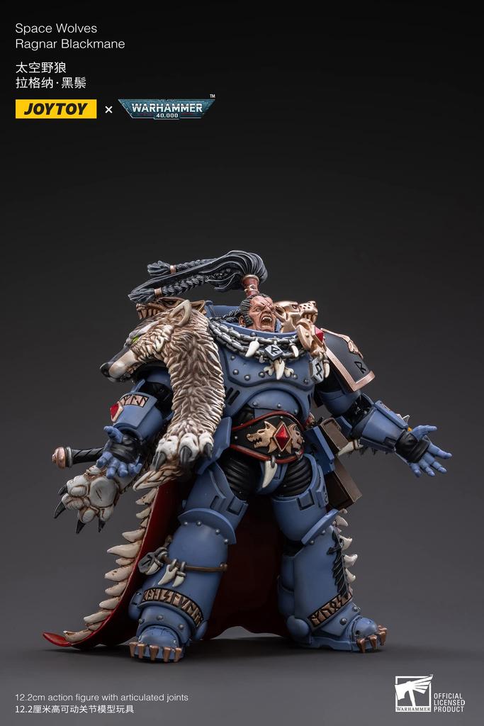 BLOOMAGE JOYTOY Tech Warhammer Space Wolf Рагнар Блэкман Масштабная фигурка (Пекин) 40К 118