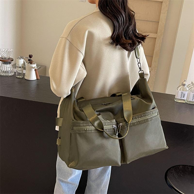 Оксфордская сумка для фитнеса, портативная сумка для йоги, женская водонепроницаемая сумка для багажа большой вместимости, дорожная сумка на короткие расстояния