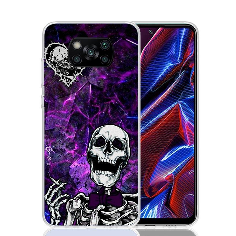 Чехол для телефона Anatomy Skeleton Heart Lovey Kiss для Xiaomi Poco X7 X6 X5 Pro F7 Ultra Redmi 15C 15 13 13C 12 12C 10 10A 10C 9 9A 9C