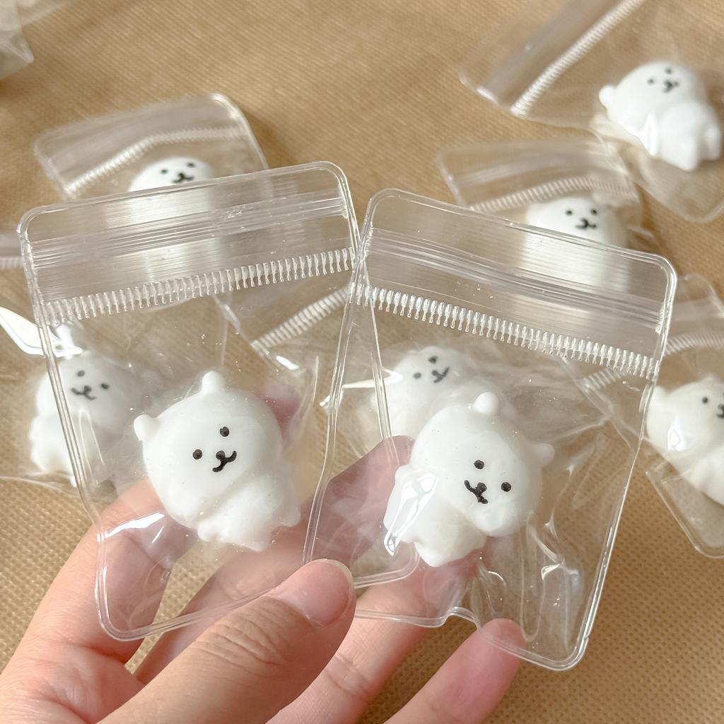 6pcs Self Deprecating Bear Pinch Fun Toy - Cute Expression Stress Relieving Little Nose Ga Children's Prize For Kids