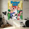 Family Guy Wall Tapestry Aesthetic Wall Hanging Printed Fabric Blanket Decorative Tapestries For Bedroom Living Room Home Decor