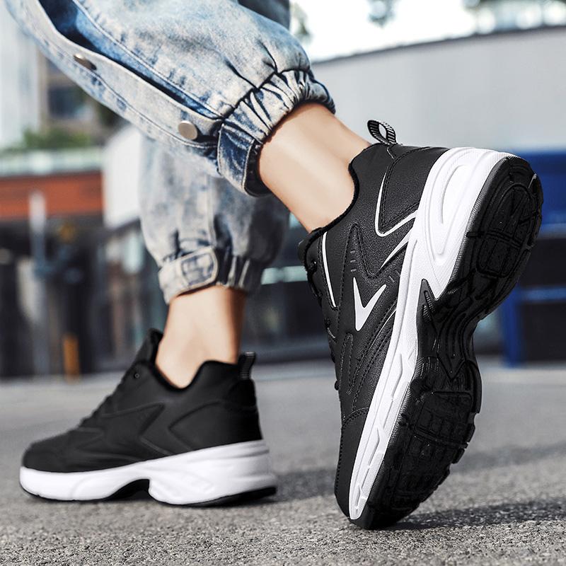 39-45 осенне-зимние мужские спортивные туфли большого размера с короткими бархатными волосами, противоскользящие и уличные мужские кроссовки для фитнеса