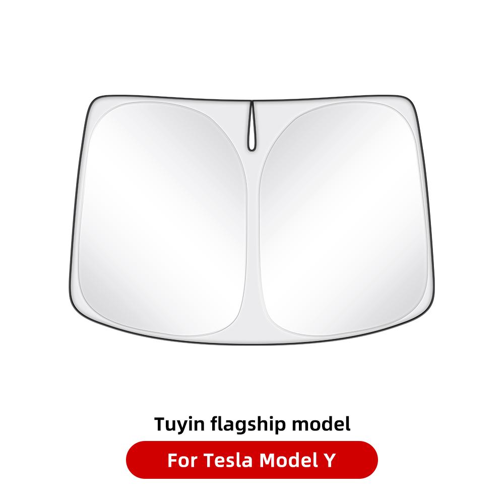 YZ For Tesla Model Y 3 Highland Juniper 2021-2025 Car Sun shade Front Window Shade Visor Glass Roof Skylight UV Protection