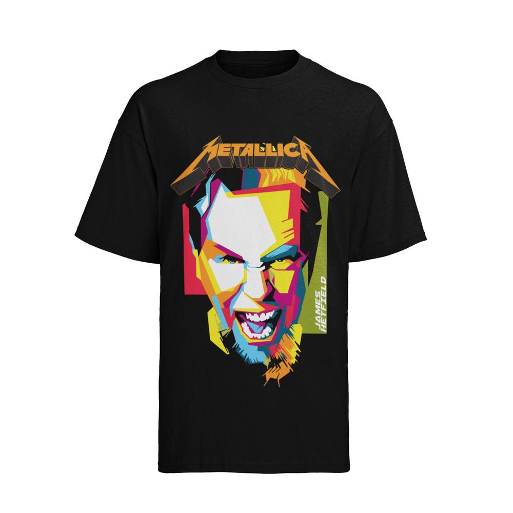 Retro METALLICA (Skull) Band 70s 80s 90s Konzert Baumwolle Herren T-Shirt