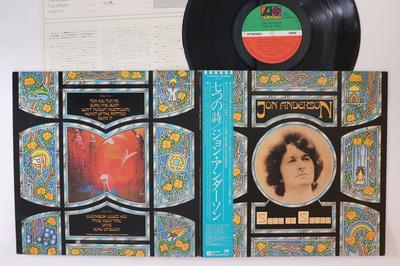LP Пластинка JON ANDERSON - Song Of Seven P10937A ATLANTIC 1980 Япония Оби Рок Б/У