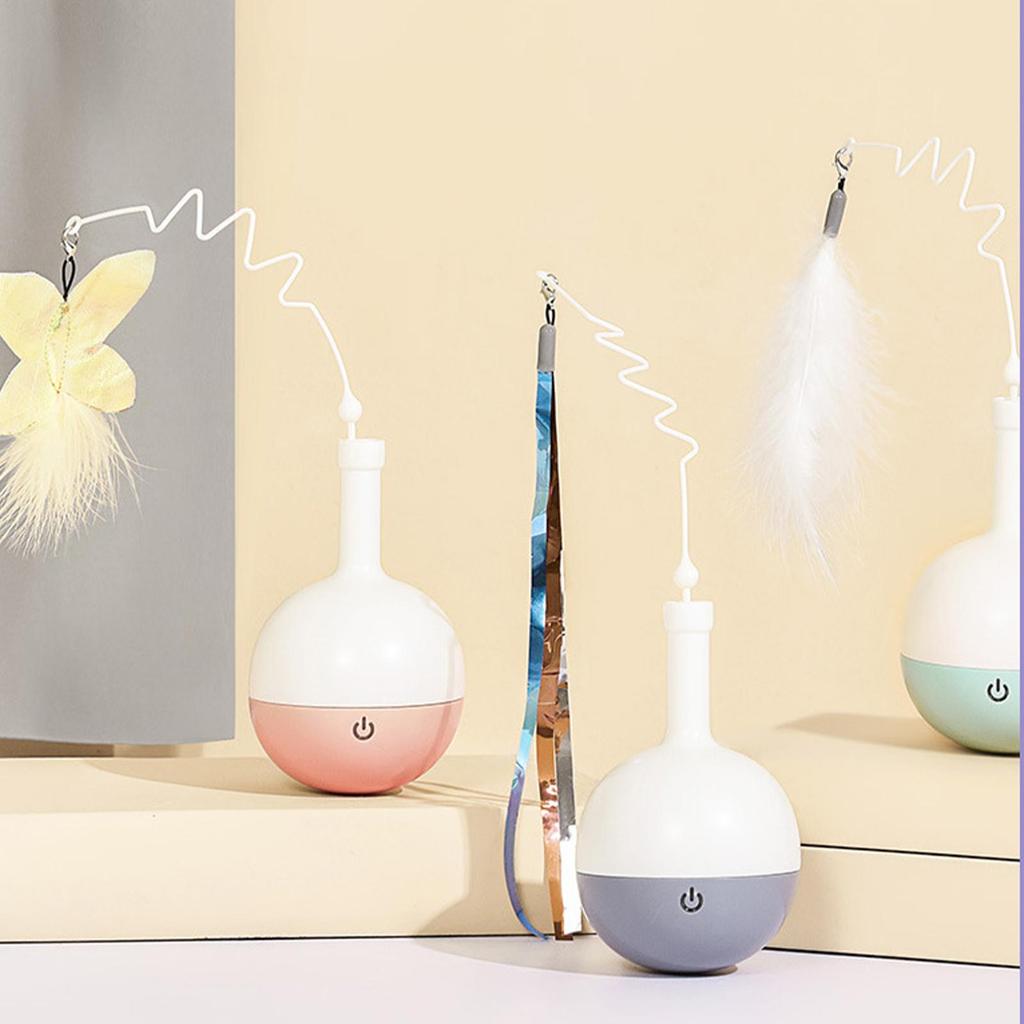 Treat Puzzle Toys For Cats Feed Training Treat Dispenser Kittens Automatic Teaser For Training Eating Boredom Relief Indoor