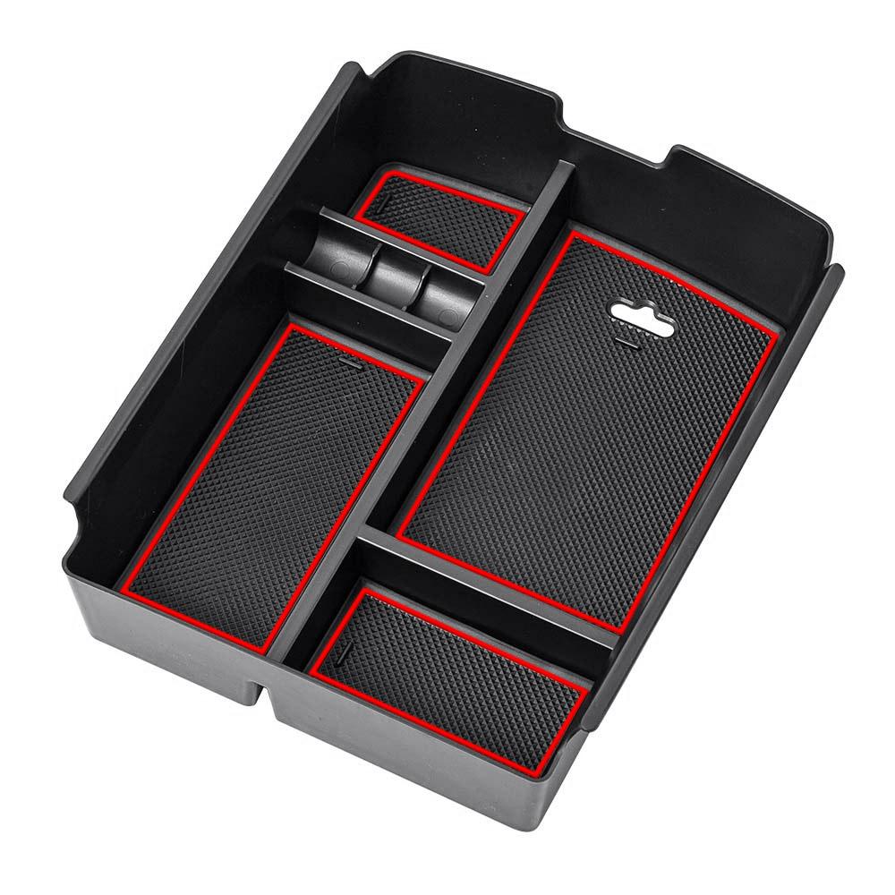 Center Console Organizer Tray For VW Volkswagen Atlas Accessories 2018 Armrest Storage Glove Box