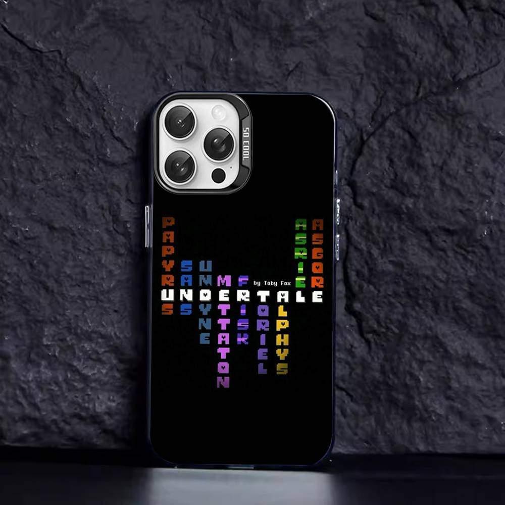 Чехол для телефона игра Undertale Цвет Серебристый Корпус Для IPhone 17 16 15 14 13 12 11 Pro Max Plus