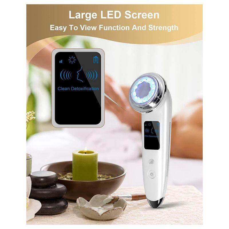 A04V Face Massager Electric Face Lift 4 In 1 Facial Massager Anti-Aging Firming Skin Care Tool (White)