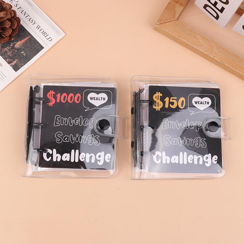 Простая мини-папка для денег на 150/300/500/1000 долларов, накопительная папка для денег, бюджетная книга для хранения денег, папка для денег с конвертами