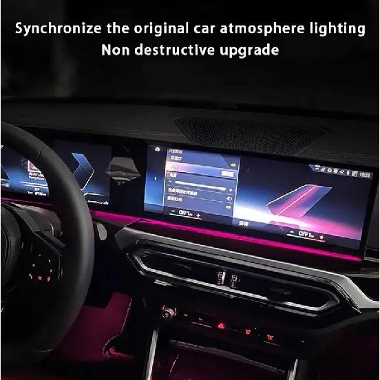 Suitable for BMW New 23457 Series M2M3M4X5X6X7 Integrated Screen Under Atmosphere Light Automotive Interior Lighting