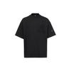 Classic Sports Casual Simple Comfortable Loose Short Sleeve T-Shirt Unisex Tops Black 23RCS421U001