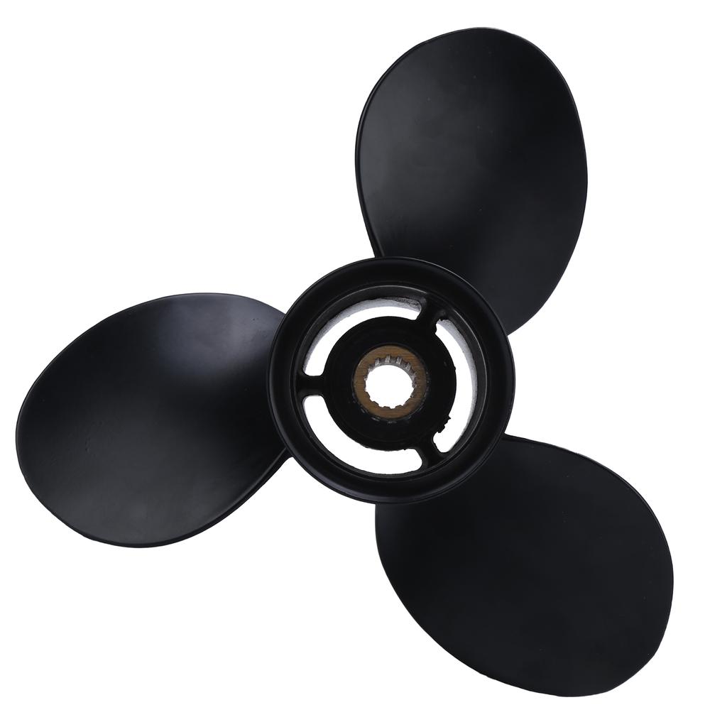 Aluminum Alloy Mariner Black Outboard 3 Blades Propeller for 9.25X11 Boat Accessories