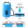 TRkin Waterproof Bagged Dry Bag, Drum-Shaped, with Backpack Straps, Foldable, Lightweight, Durable, Double Waterproof, for Outdoor Activities, Ocean