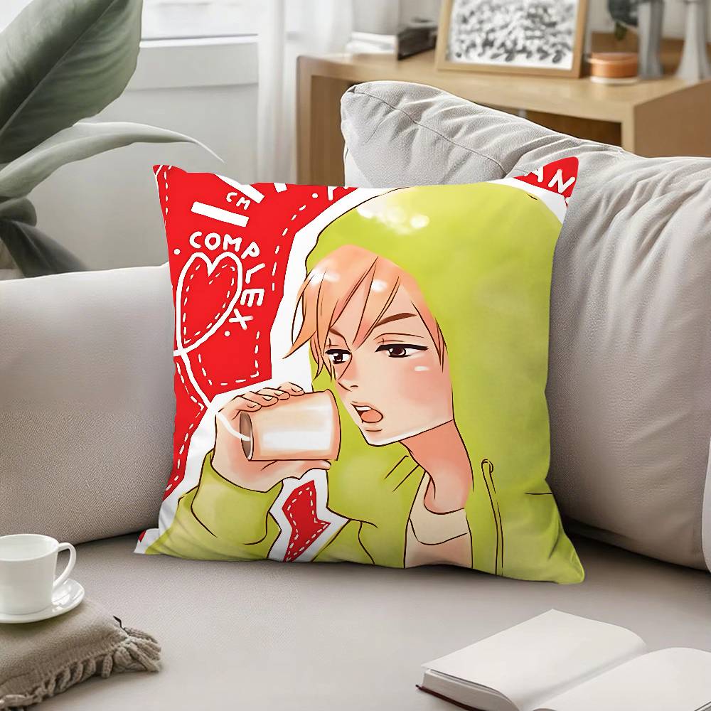 Anime Lovely Complex Throw Pillow Covers Pattern Cushion Cover Suitable For Sofa Bedroom Car Pillow Cover