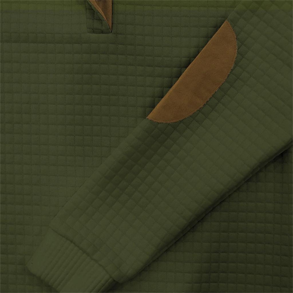 Мужской свитшот без капюшона, повседневный, свободного кроя, цветной, с длинным рукавом, с воротником-стойкой на пуговицах, для комфорта и зимы