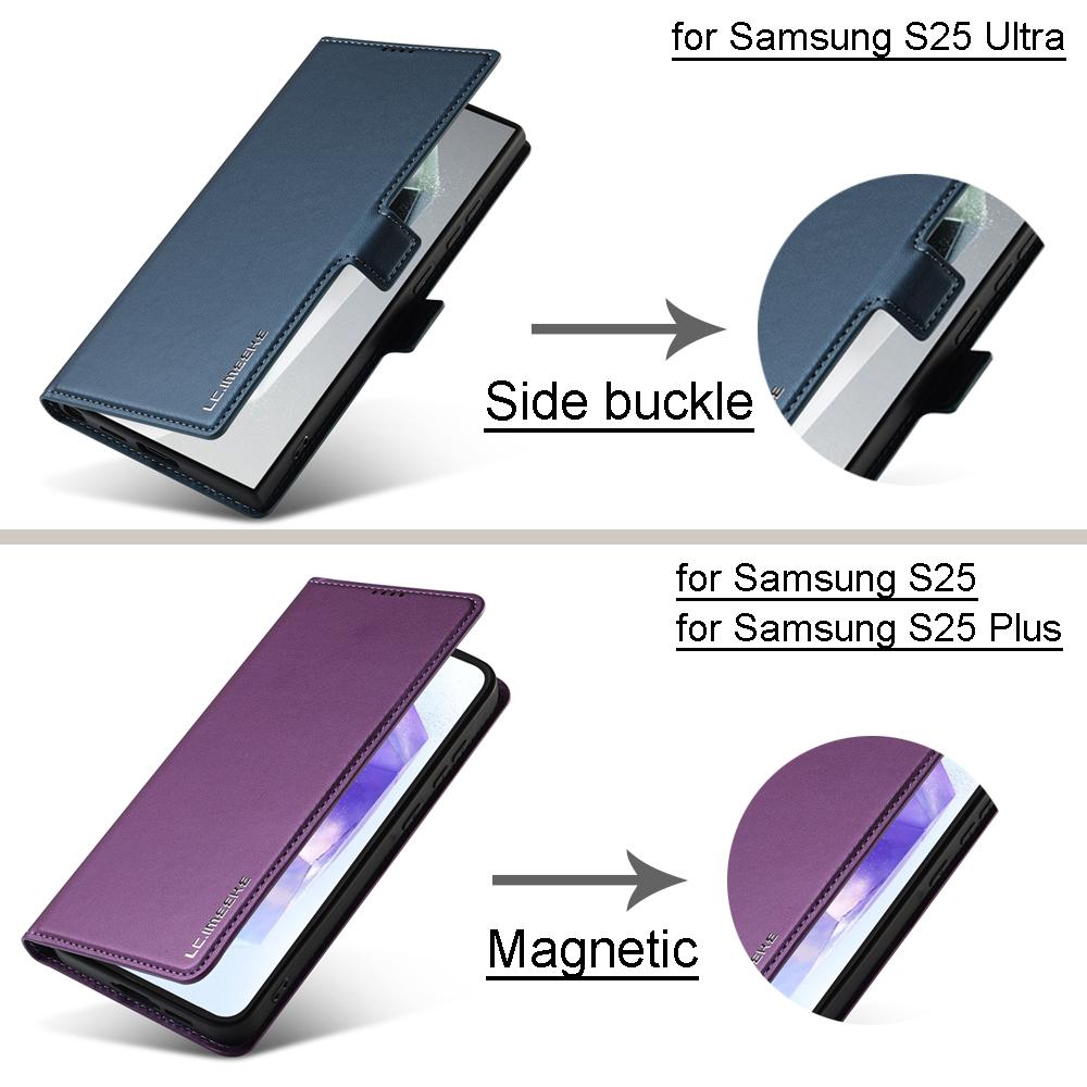 Магнитный чехол-кошелек для Samsung S25 Ultra 5G Galaxy S25 Plus, кожаный держатель для карт, защитный чехол для мобильного телефона