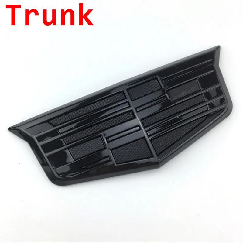 Car Front Grille Emblem Sticker for Cadillac XTS XT5 XT6 ATSL SRX BLS CT4 CT5 CT6 Auto Tailgate Trunk Badge Modifiction Decals