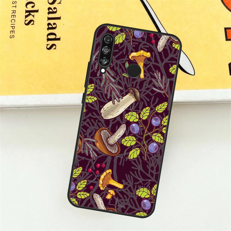 Чехол Дикий лесной гриб для Huawei Nova 12i 7i 8i 11i Y73 Y72 Y61 Y91 Y90 Y70 Y60 9 10 SE 11 Pro P30 P40 Lite