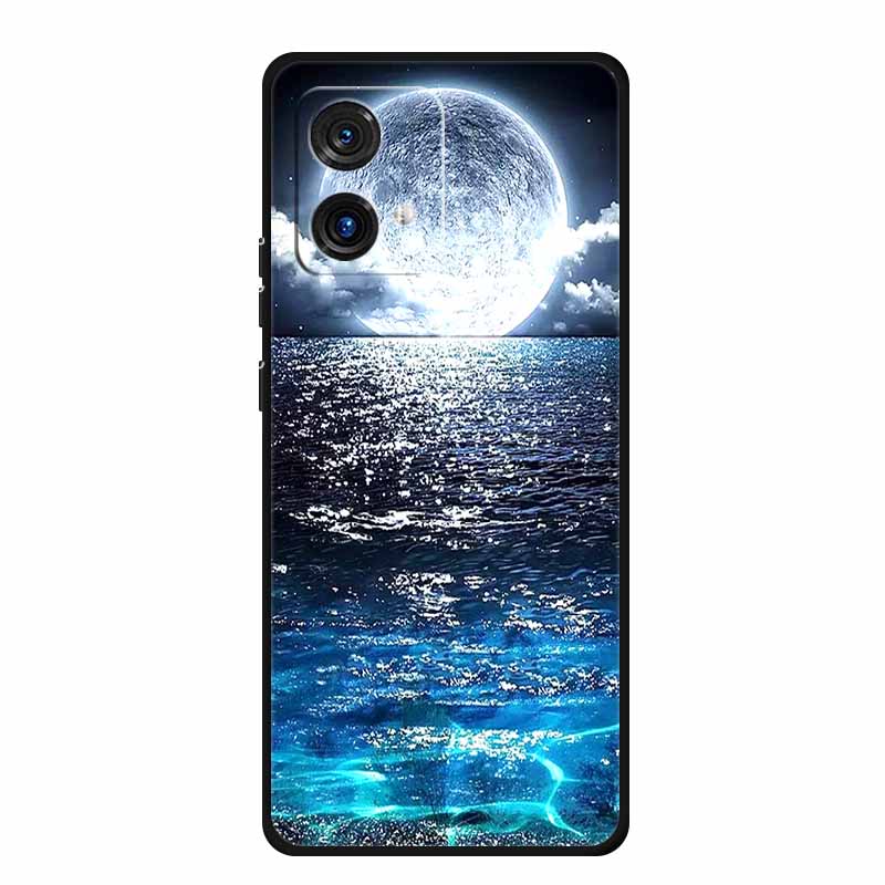 Для Motorola Moto G84 G54 5G Чехол Модный Мягкий Силиконовый Чехол из ТПУ Чехлы для Телефона для Moto G54 MotoG84 2023 Оригинальный Новый Тигр Capa