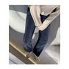 Fashion High Waist Women's Straight Leg Pants Autumn and Winter Elegant Casual Loose Simple Long Pants Ladies Solid Color Trousers 2347