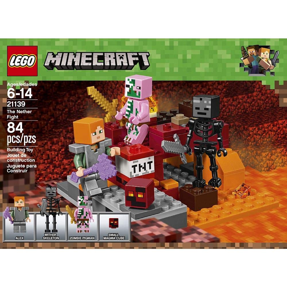 LEGO Minecraft Netherfight 21139 Набор для сборки (84 штуки)