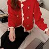 Милый свитер, кардиган, женский топ 2023, весенне-осенний вязаный кардиган, женский дизайн, свитер для маленькой толпы, женское пальто