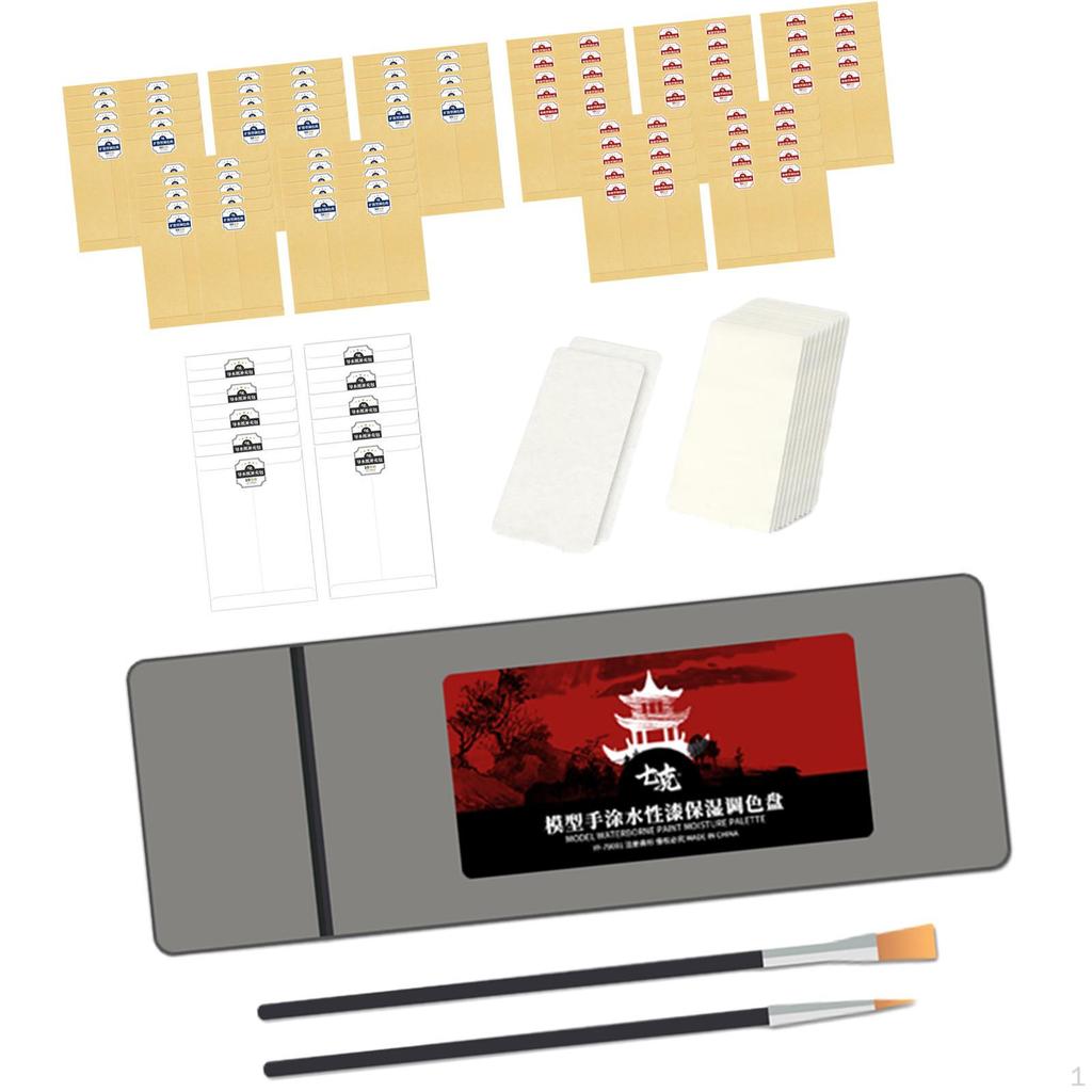 Палитра для акриловых красок для миниатюрных художественных проектов