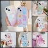 Cute Silicone Case for Infinix Note 30 Pro Smart 8 7 5 4 6 Tecno Spark 10 10C Camon 12 15 Air Itel S23+ A60 Cover Cute Cartoon Painted Phone Bumper