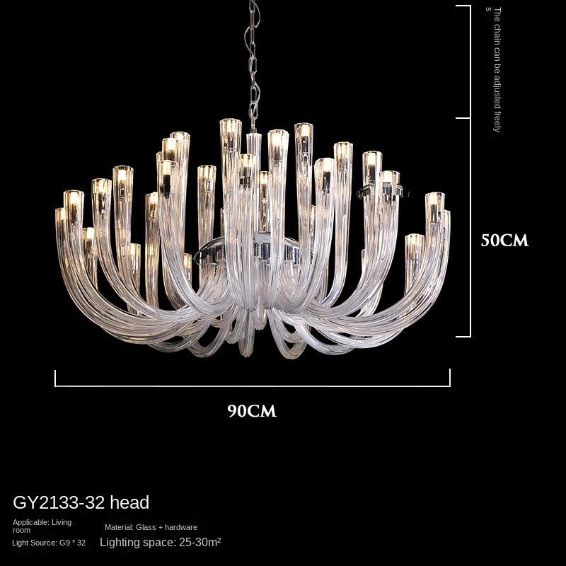 Лампа для гостиной, роскошная атмосфера, современная простая спальня, зал, столовая, креативная люстра