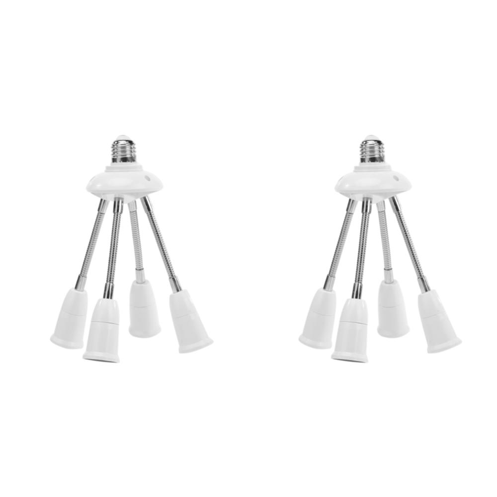 Универсальный цоколь E27 85-285 В, регулируемая трубка, светодиодная лампа, удлинитель, патрон для лампы, адаптер для головки 2/3/4/5, переходник